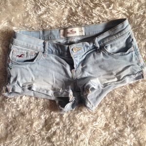 Light denim Jean HOLLISTER shorts
