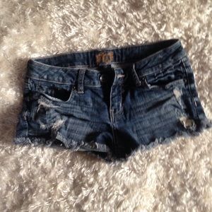 Cute distressed shorts from foreign exchange