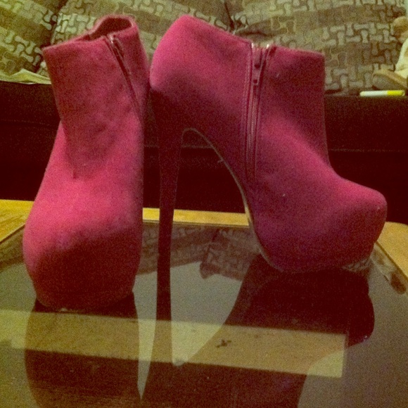 Hot pink heels