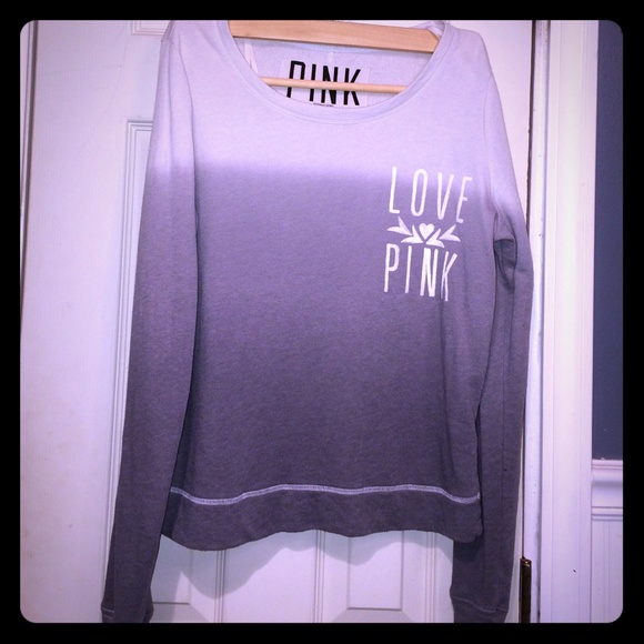 Victoria's Secret PINK sweat shirt xs ombré.