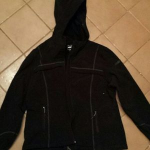 Black weather proof jacket