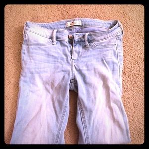 Hollister Light Rinse Skinny Jeggings