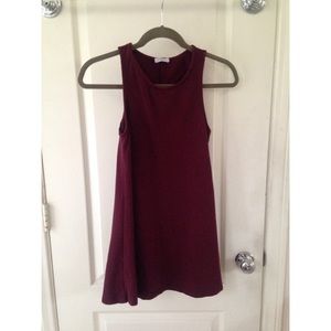 Tobi maroon dress
