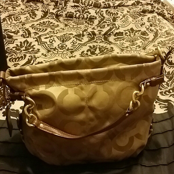 Neutral color Coach bag