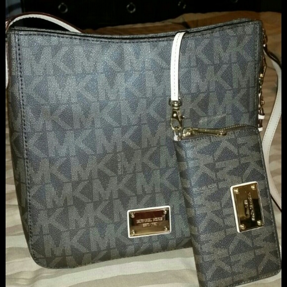 MK Messenger Bag & Wristlet