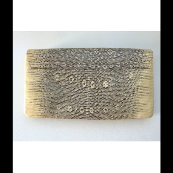 JILSANDER RING LIZARD 
ENVELOPE CLUTCH - Picture 2 of 4