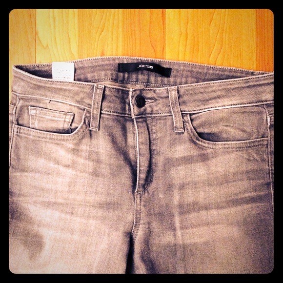 SOLD Black distressed Joe's skinny ankle jeans