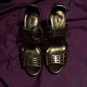 Silver heels