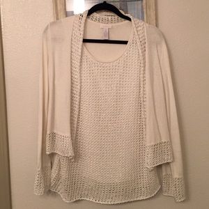 Tank and sweater set