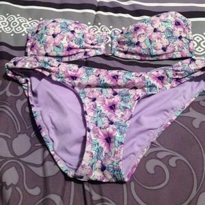 PacSun bandeau bikini set