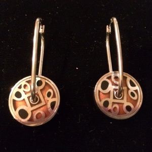 Sterling Silver Hanging Spinner Earrings!