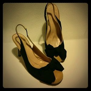 Kate Spade round toed sling backs