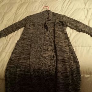 Long knitt raincoat