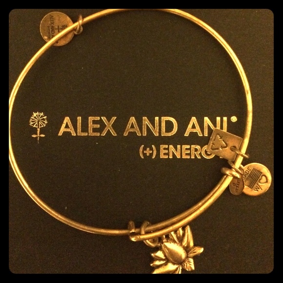 Lotus Charm Alex & Ani Bracelet