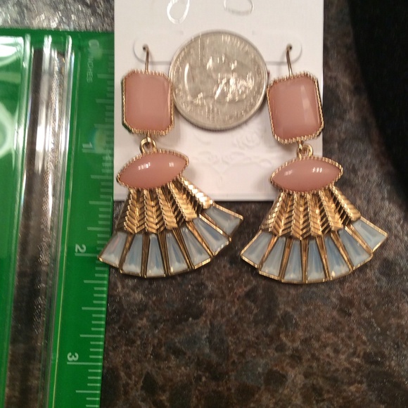 Jessica Simpson Necklace Boho Sparkle Gold Set! - Picture 3 of 4