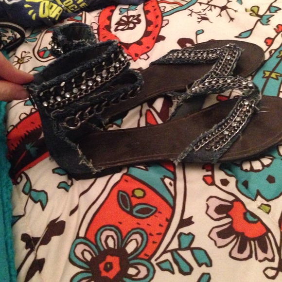 Jean sandals - Picture 2 of 2