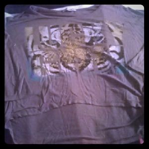 Crop top with half sleeves