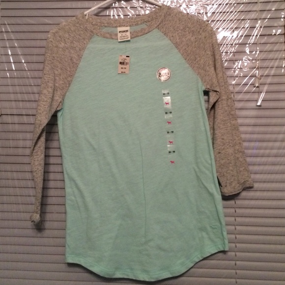 VS Pink baseball tees