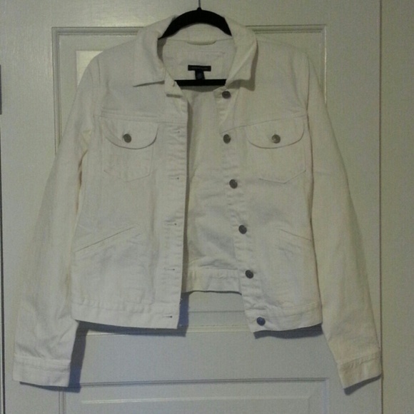 White denim jacket