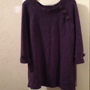 Purple sweater slightly worn