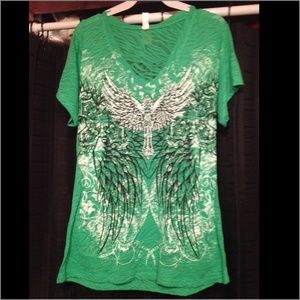 Green Graphic Tee