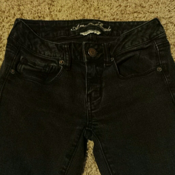 Black American Eagle skinny/straight