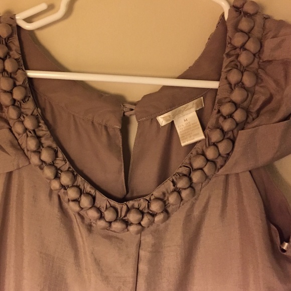 100% silk Gold Hawk dress - Picture 3 of 4