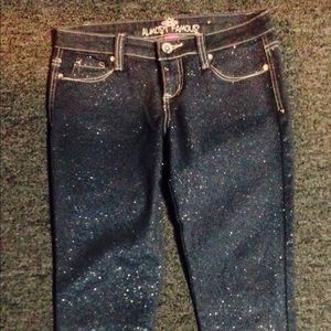 🎈Sold🎈Almost famous sparkle skinny jeans size 5