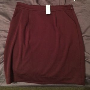 Maroon Skirt