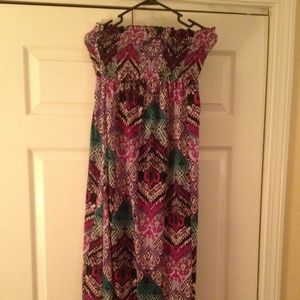 Tribal maxi and black/white dress bundle 🚫sold🚫