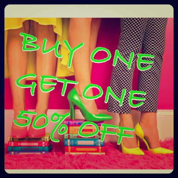 🆕SHOE SPECIAL🙈 BUY ONE GET ONE 50% OFF!!!!!!!