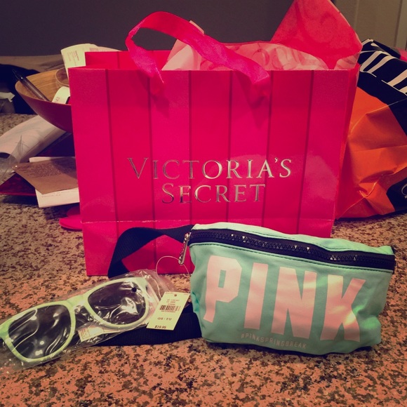 Victoria's Secret PINK fanny pack & sunglasses