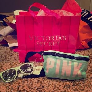 Victoria's Secret PINK fanny pack & sunglasses