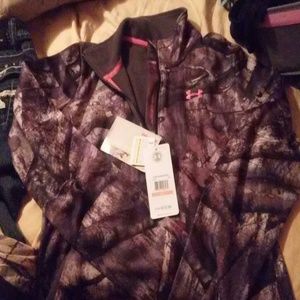 Under armour camo fleece lined jacket