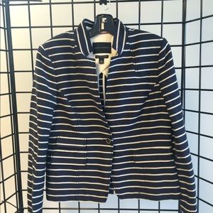 Striped Linen Blazer