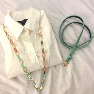 ⚡️FLASH SALE White Work Career Button Down Shirt