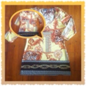 Louie inspired Leopard Chain print mini dress