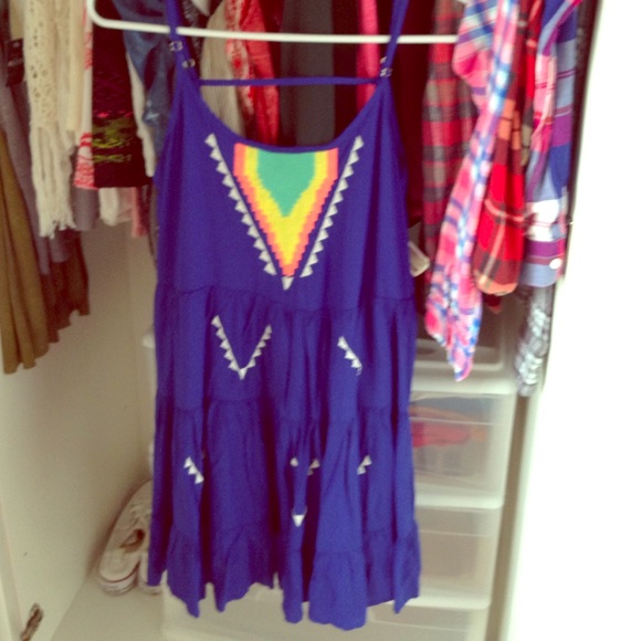 AZTEC BLUE DRESS NOT IN STORES