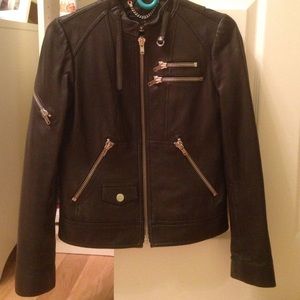 Marc by Marc Jacobs Black Leather Jacket