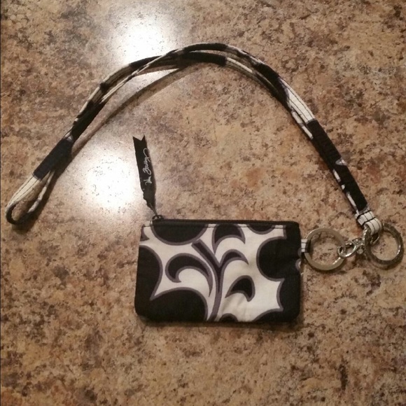 Vera Bradley lanyard and ID/coin purse