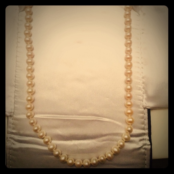 PRICE DROP! 18" Opaque Pearls w/Gold Clasps