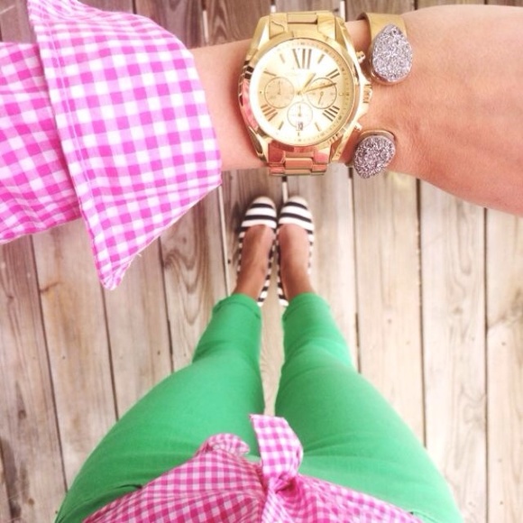BUNDLED Green Skinny Jeans