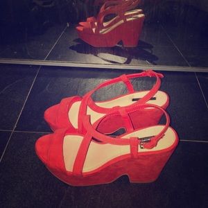 Blood orange heels