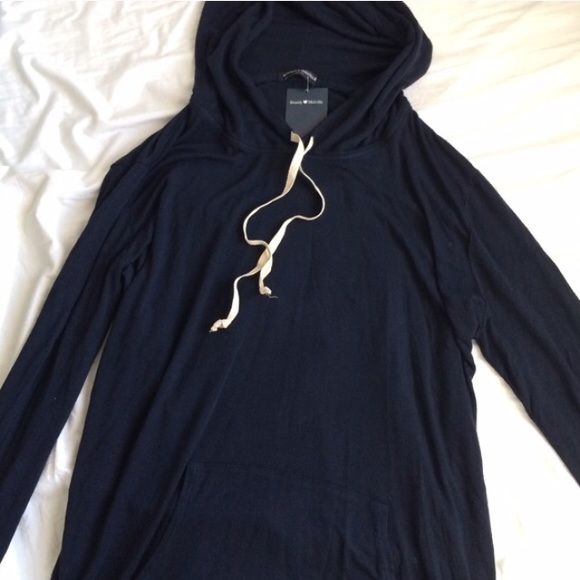 Brandy Melville Tops - Brandy Melville Navy Hoodie