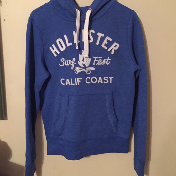 Blue Hollister Hoodie