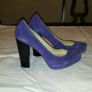 Michael Kors Purple Suede Heels