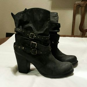 Mia Studded Black Boots