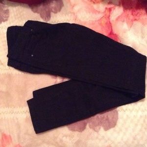 Black legging jeans