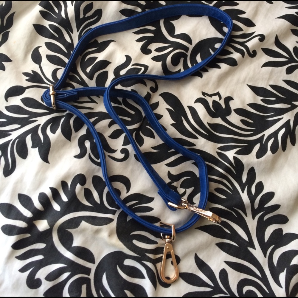Nila Anthony Blue Leather Adjustable Strap