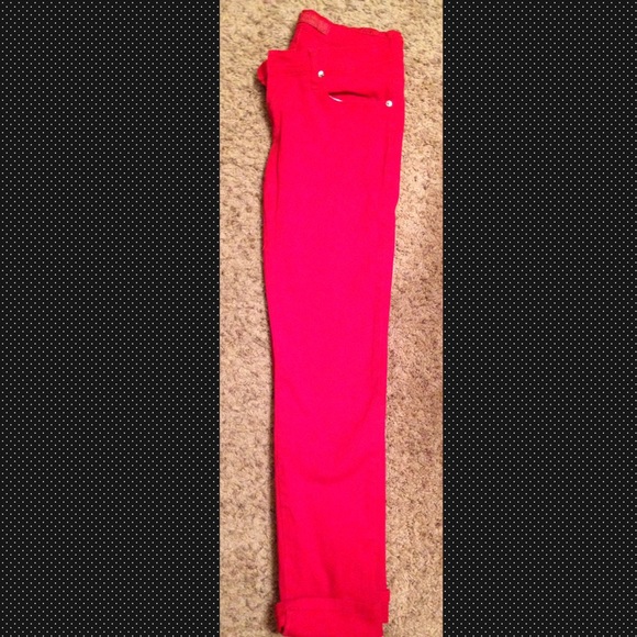 Red Skinny Jeans